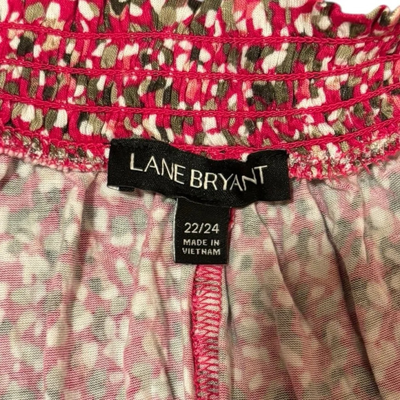 Lane Bryant Floral on/off-shoulder Top Size 22/24 - Picture 3 of 5